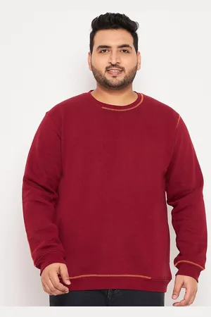 Club York Plus Size Round Neck Fleece Sweatshirt