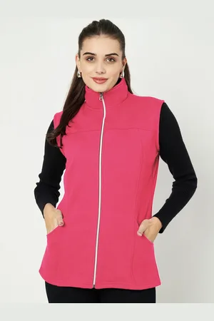 BRINN Women Solid Mock Collar Tailored Jacket