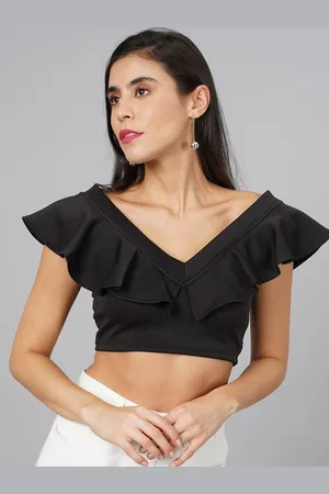 Cation Ruffles Crop Top