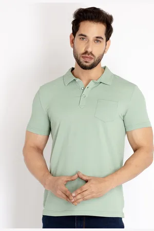 Status Quo Men Polo Collar Cotton T-shirt