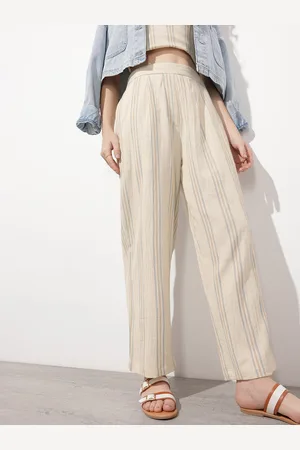 DressBerry Thriving Vibes Striped Serene Wide Leg Trousers