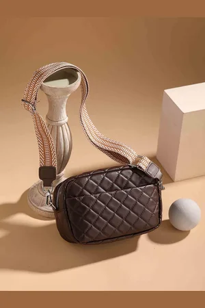 Diva Dale PU Structured Handheld Bag with Quilted