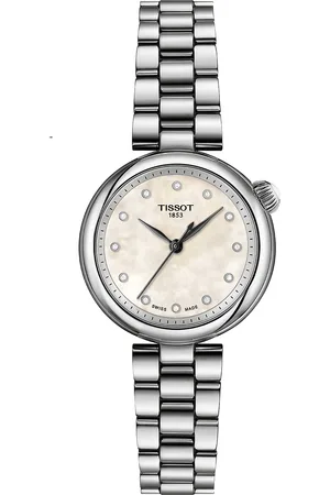 Tissot Women Mother of Pearl Dial & Stainless Steel Bracelet Style Straps Analogue Watch T1520101111600