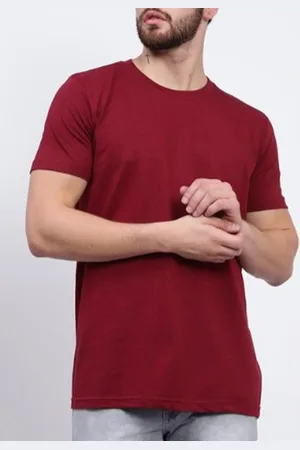 KAEZRI Round Neck Regular fit Cotton T-shirt