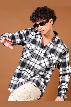 V-Mart Men Tartan Checks Opaque Checked Casual Shirt
