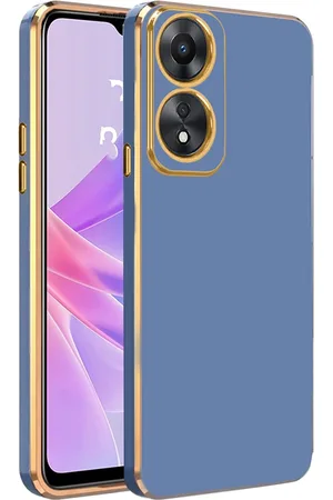 Karwan Oppo A78 Electroplated Chrome Phone Back Cover