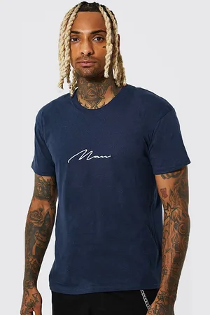 Boohoo Typography Printed Pure Cotton T-shirt