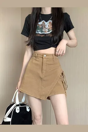 DressBerry Denim A-Line Above Knee Skirt
