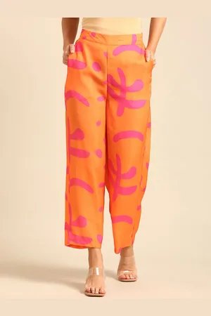 De Moza Women Printed Trousers