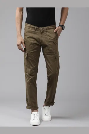 SPYKAR Men Regular Fit Cargo Trousers