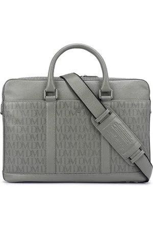 Da Milano Textured 14 inch Leather Laptop Bag