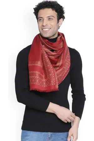 SHINGORA Men Maroon Solid Muffler