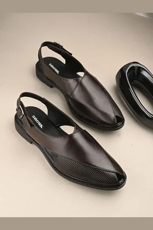 Anouk Men PU Shoe-Style Sandals