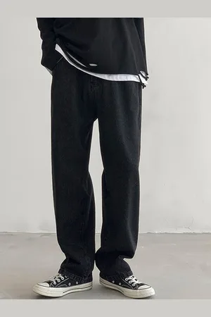 HERE&NOW Men Mid-Rise Relaxed Fit Low Distress Jeans