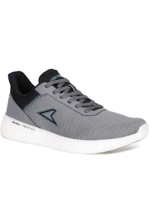 POWER Men Grey Colourblocked Sneakers