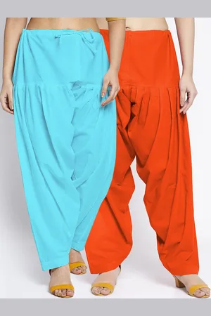 GRACIT Women Pack Of 2 Solid Cotton Loose Fit Salwar