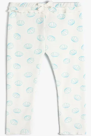 Koton Girls Printed Ankle-Length Leggings