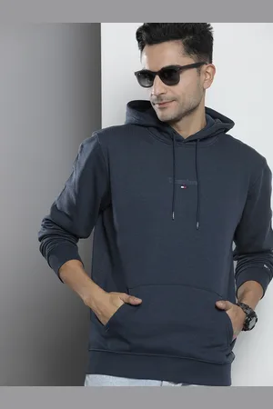 Tommy Hilfiger Brand Logo Printed Casual Hooded Sweatshirt