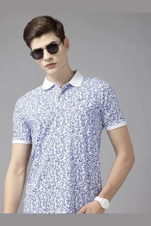 Park Avenue Printed Polo Collar Slim Fit T-shirt