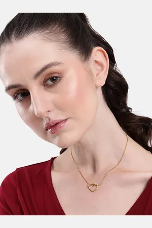 DressBerry Heart Shape Pendant with Chain