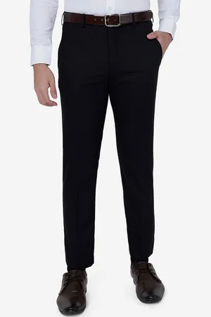 Greenfibre Men Slim Fit Formal Trousers