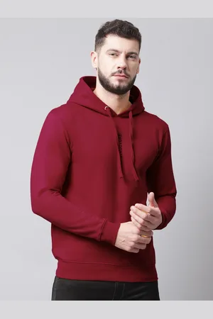 Friskers Men Hooded Fleece Pullover Sweatshirt