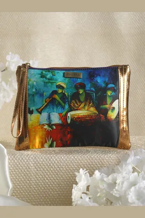 Priyaasi Multicoloured Structured Handheld Bag