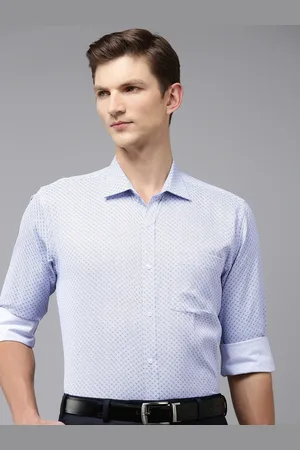 Park Avenue Men Pure Cotton Slim Fit Printed Formal Shirt
