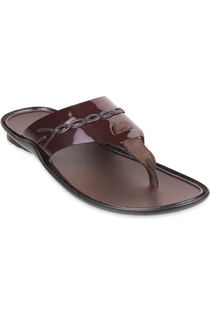 Metro Men Maroon Comfort Sandals