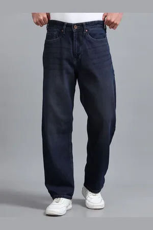 Roadster The Lifestyle Pure Cotton Loose Wide Leg Fit Jeans