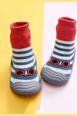 Neska Moda Unisex Kids Cotton Booties