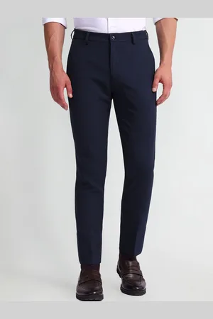 Arrow Men Slim Fit Mid-Rise Formal Trousers