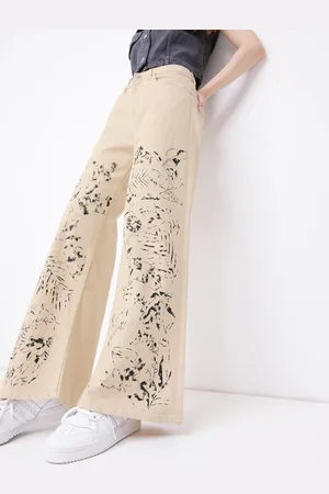 DressBerry Truly Tropical Wide Leg Jeans