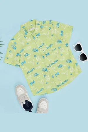 Pantaloons Boys Floral Opaque Printed Casual Shirt