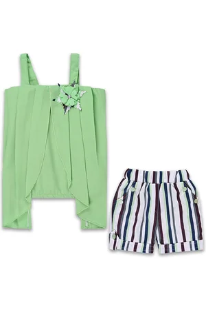 Wish Karo Girls Shoulder Straps Top with Shorts