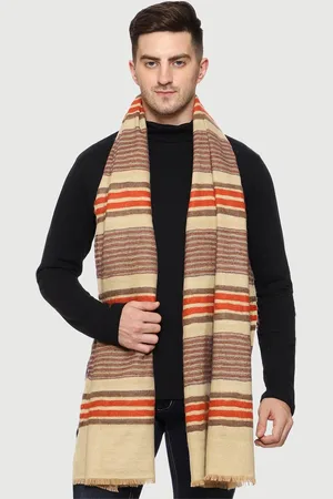 SWI Men Striped Wool Muffler
