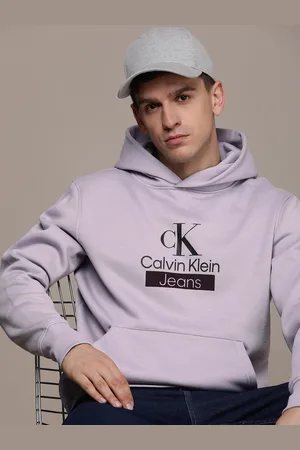 Calvin Klein Brand Logo Printed Hooded Sweatshirt