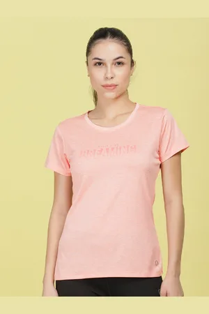 dollar Women Microfiber Printed Anti Bacterial Sports T-Shirt