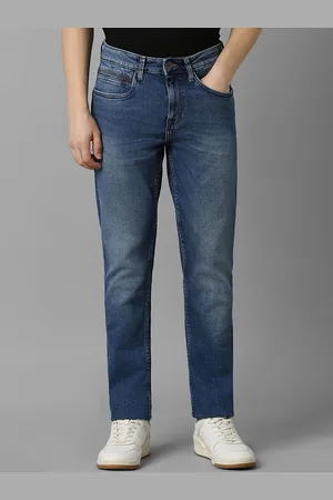 Louis Philippe Men Slim Fit Heavy Fade Jeans