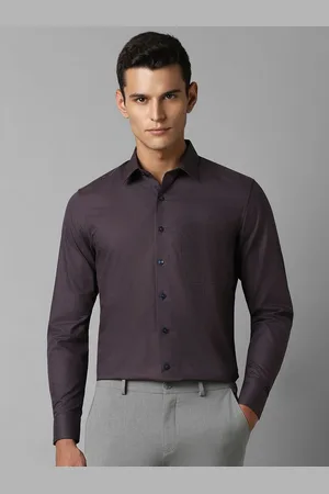 Louis Philippe Men Slim Fit Opaque Formal Shirt