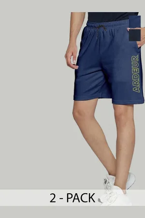 Ardeur Pack Of 2 Mid Rise Cotton Sports Shorts