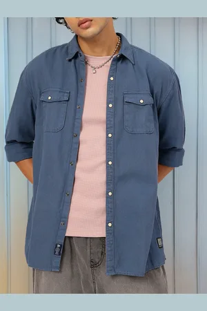 Roadster The Lifestyle Co. Everyday Utility Relaxed Fit Denim Shirt