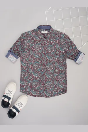 Pantaloons Boys Opaque Party Shirt