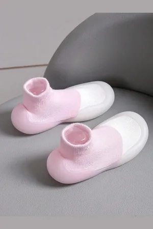 Neska Moda Unisex Kids Cotton Booties
