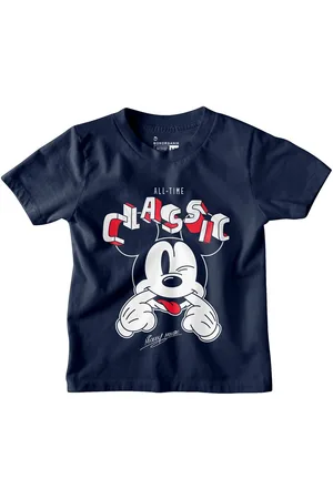 BonOrganik Boys Graphic Printed Round Neck Cotton T-shirt