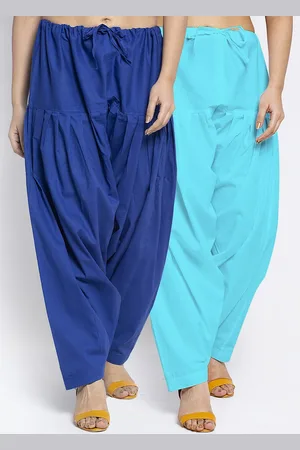 GRACIT Women Pack Of 2 Loose-Fit Cotton Salwars
