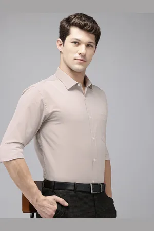 Park Avenue Pure Cotton Slim Fit Opaque Striped Formal Shirt