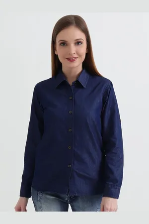 DKGF FASHION Comfort Denim Casual Shirt