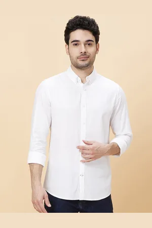 Being Human Slim Fit Button-Down Collar Long Sleeves Casual Shirt
