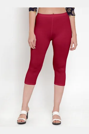 GRACIT Women Maroon Capris